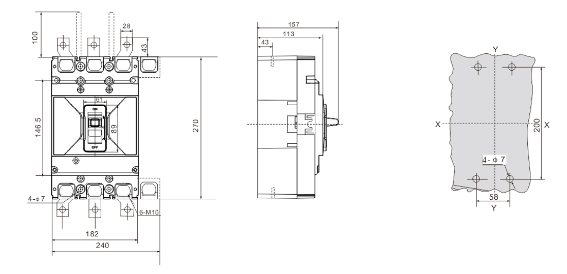 1-Outline-en-ynstallaasje-Dimensje-(mm)