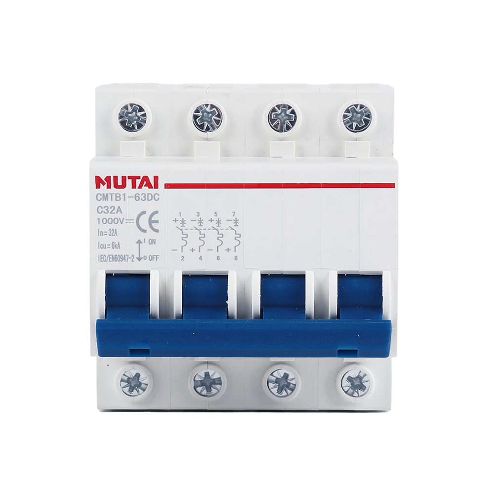 DC MCB miniature circuit breaker 4P