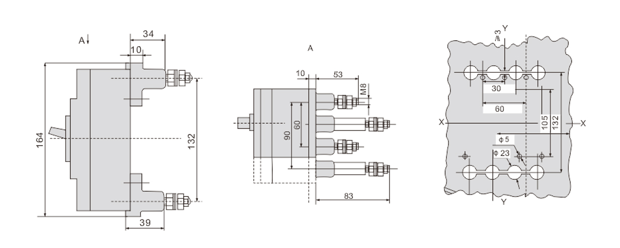 2-outline-and-Installion-Dimension-(mm)