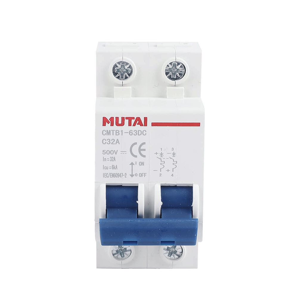 DC MCB miniature circuit breaker 2P