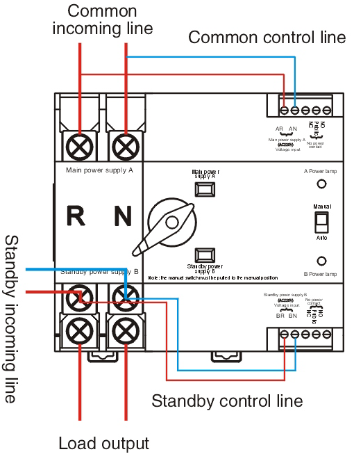 100amp 2P wiring diagram
